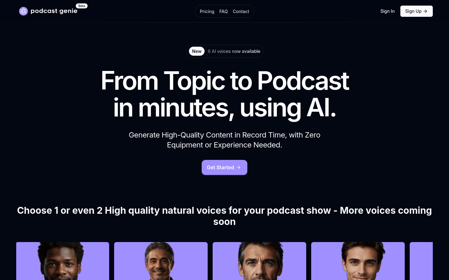 Podcast Genie: AI-Powered Podcast Production