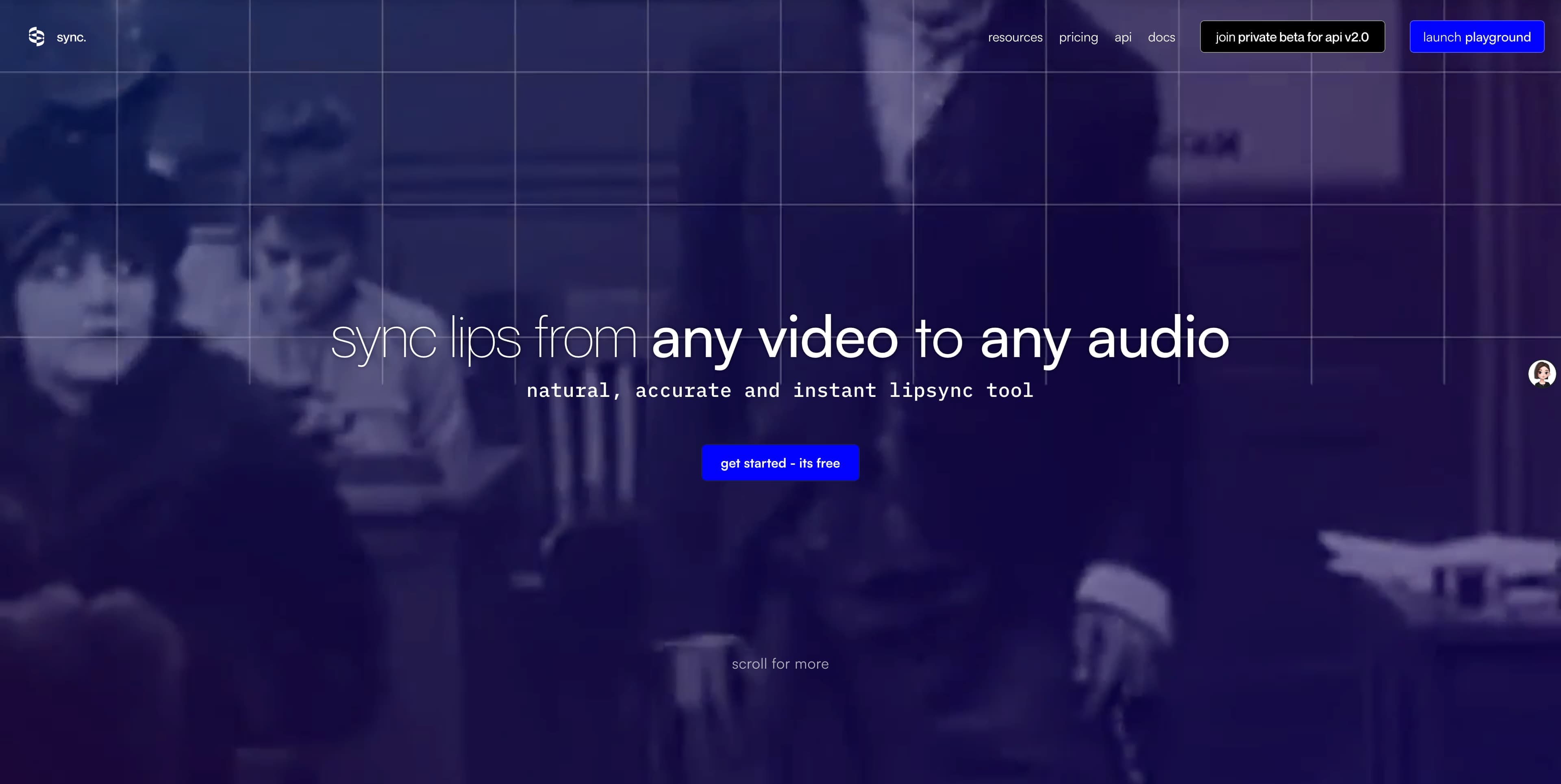 sync. - AI Video Lip Syncing Tool for Creators