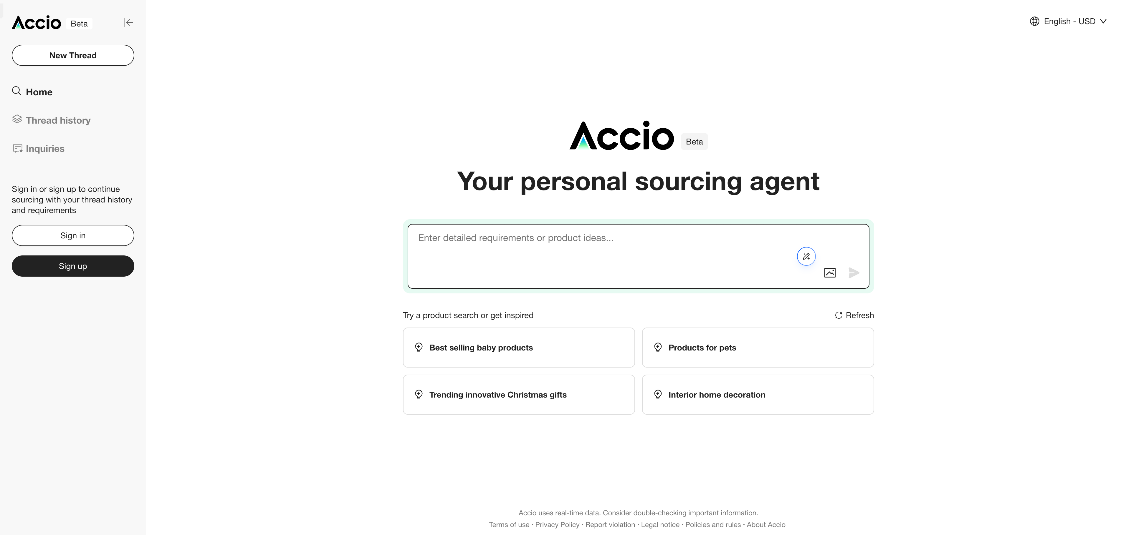 Accio.com: Personal Purchasing Agent