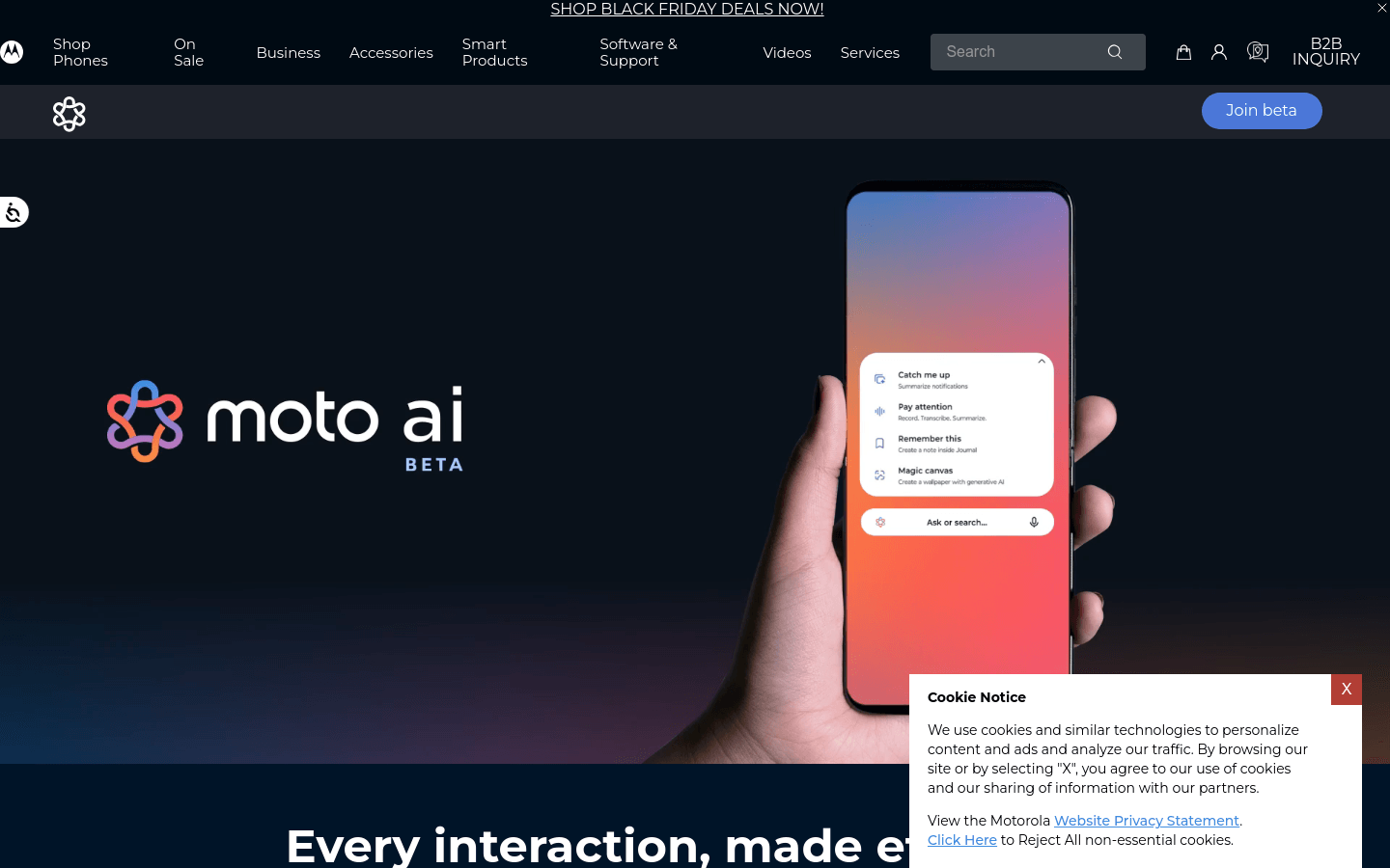 moto ai - Next Generation AI Phone Feature