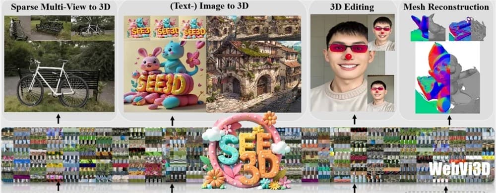 ZhiYuan Launches See3D: Open-Source 3D Generation from Unlabeled Videos