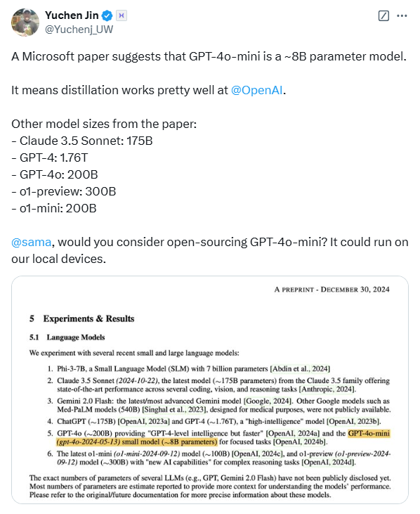 Microsoft Paper Unintentionally Reveals AI Model Parameters