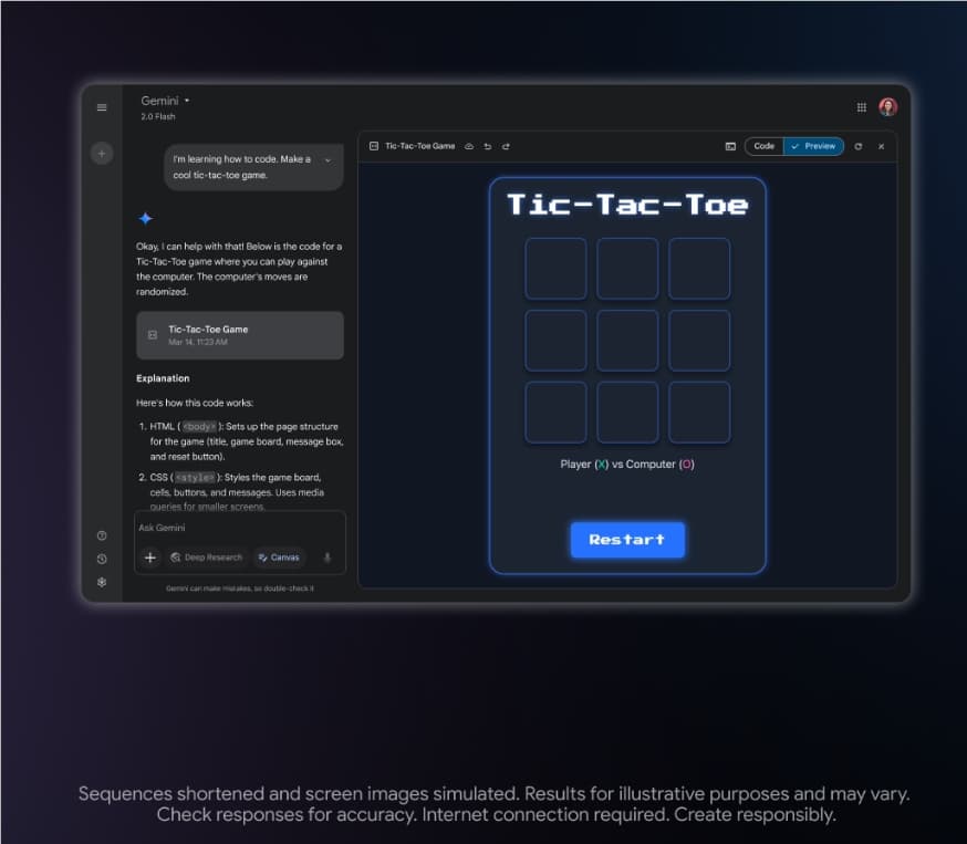 Google Gemini Introduces Canvas and Audio Summaries for Collaboration