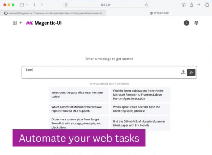Microsoft Open-Sources Magentic-UI for Human-AI Web Automation
