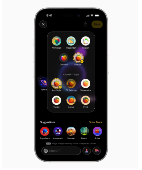 Apple Revamps Image Playground with ChatGPT Integration